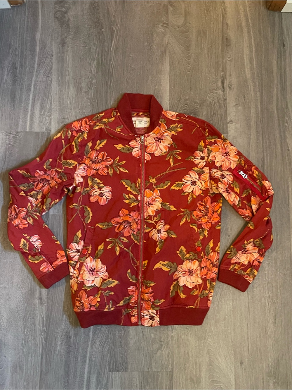 Denim & Supply Ralph Lauren "Romeo Floral" Bomber Jacket - Womens Small